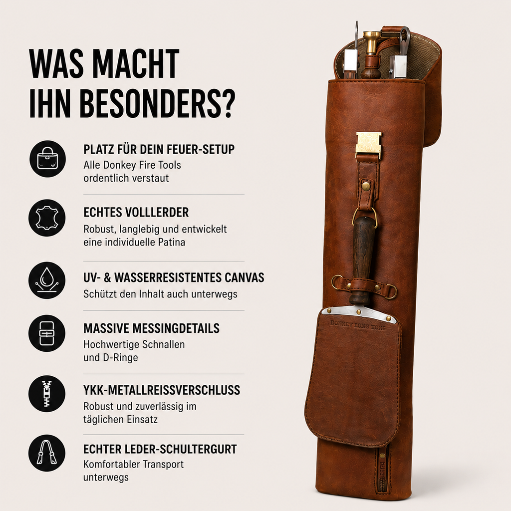 The Jack Sack – Komplettes Feuer- und Grillwerkzeug-Set